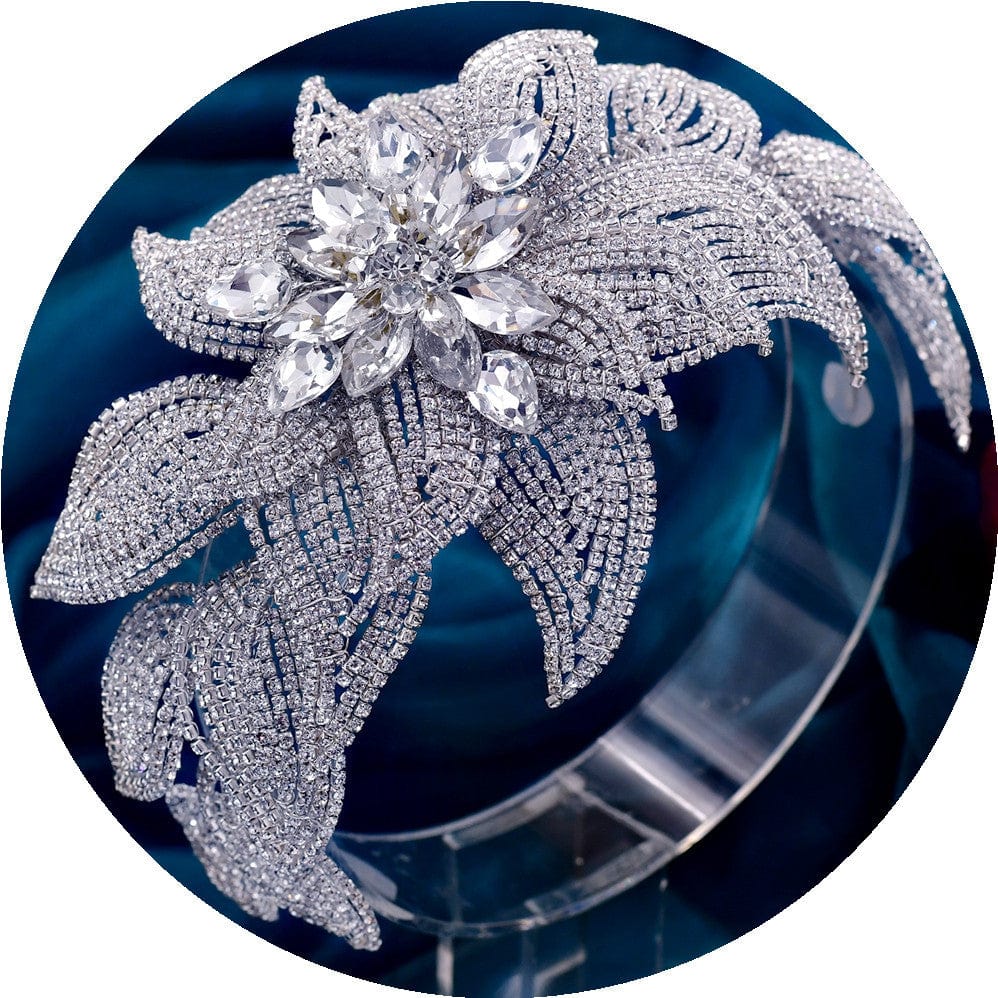 S4224F Bridal handmade hair accessories Chinese style rhinestone headband wedding wedding headwear princess tiara