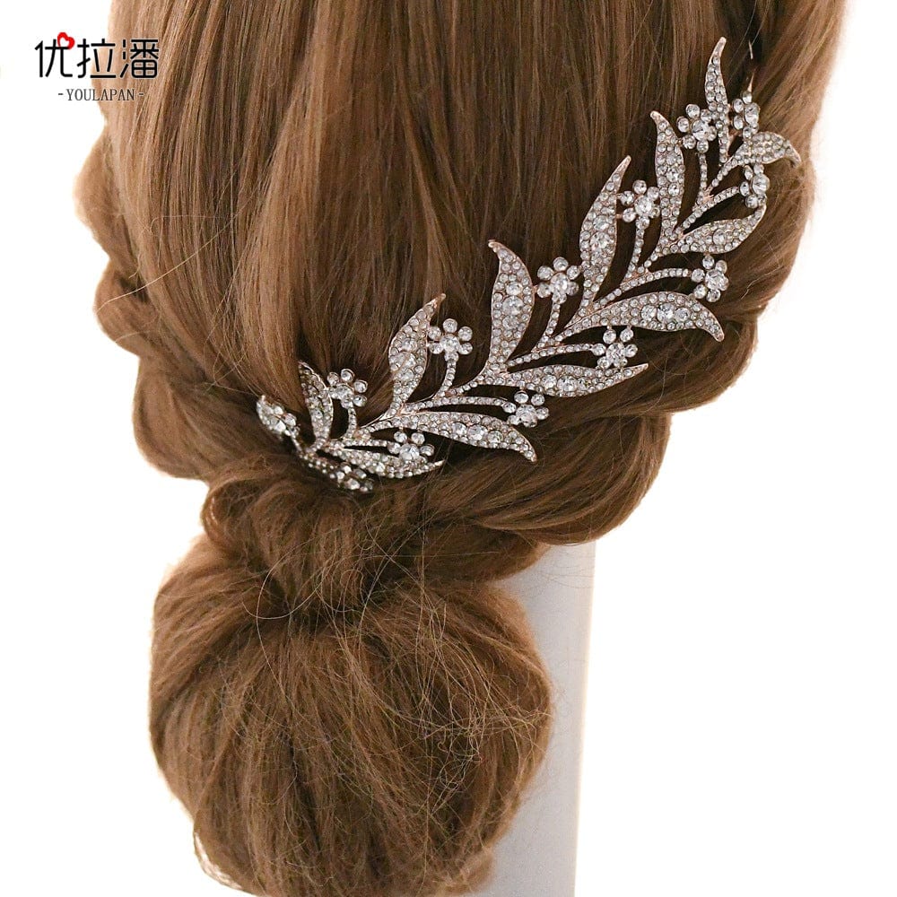 S4231F Bridal Handmade Rhinestone Headband Wedding Banquet Evening Dress Accessories tiara crown for girls