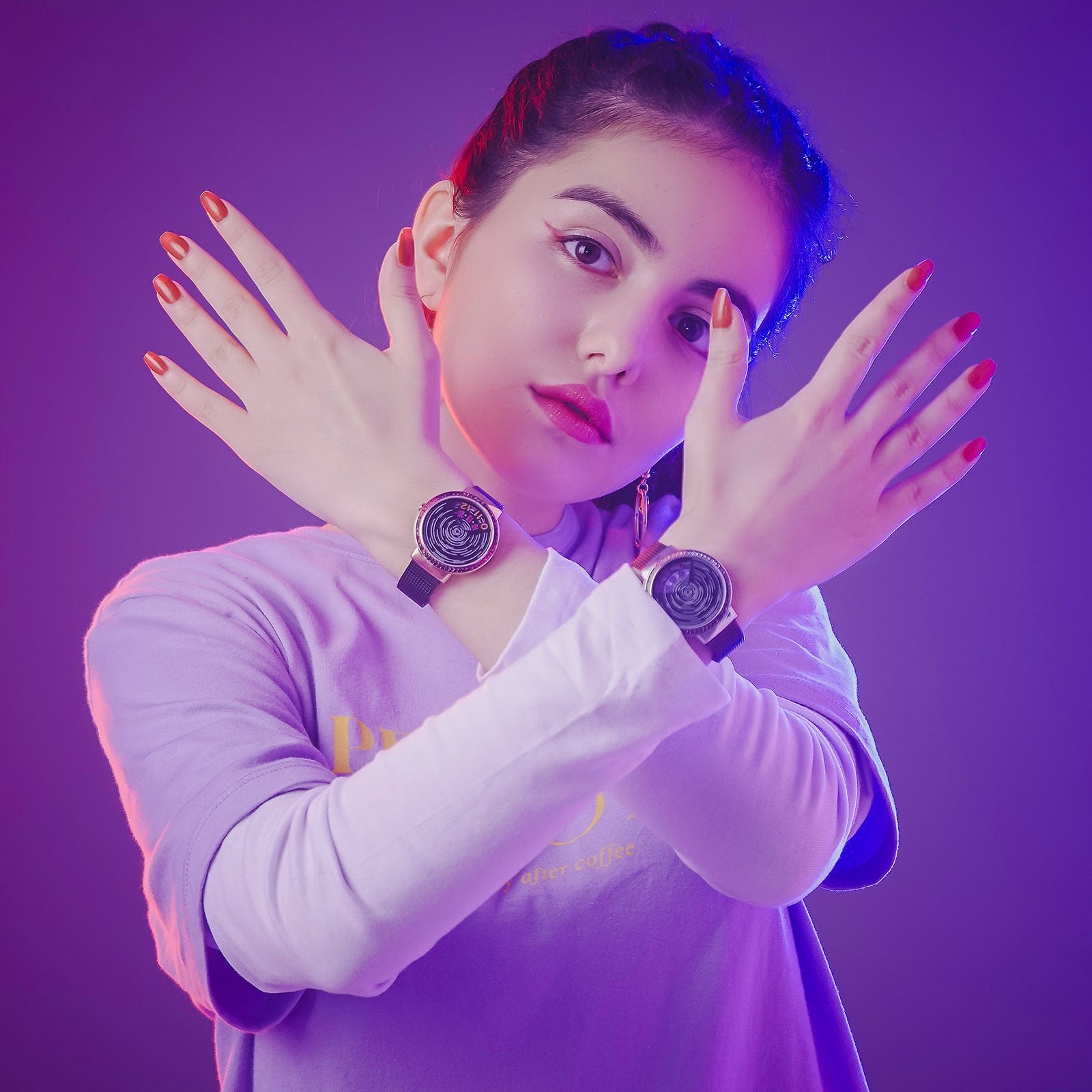 SAGA Women Watches Luxury Stainless Steel Branded Watch For Women Unisex