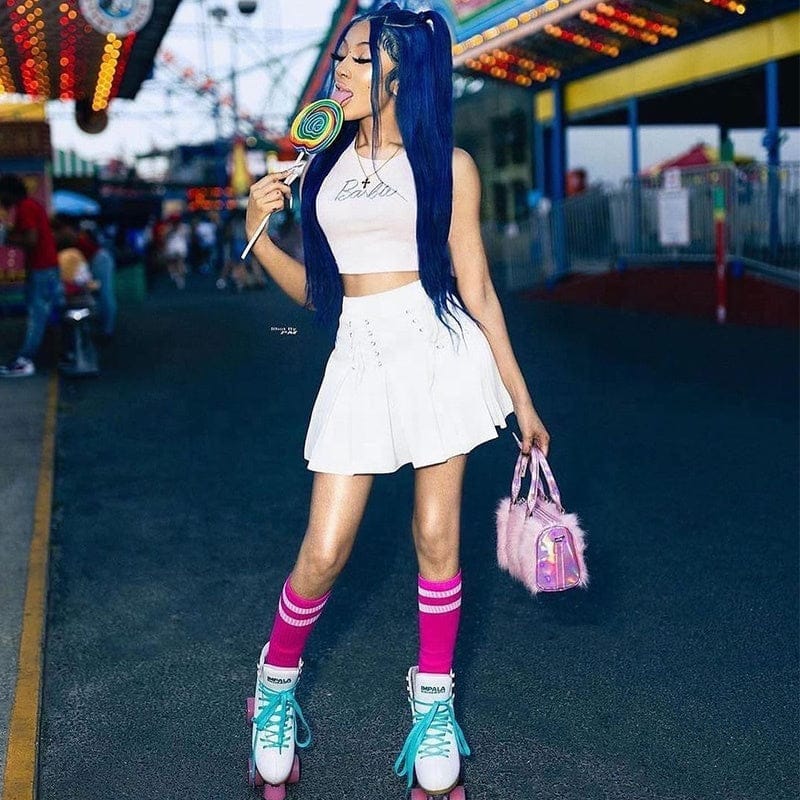 Sapphire Blue Brazilian 360 Lace Wig with Baby Hair