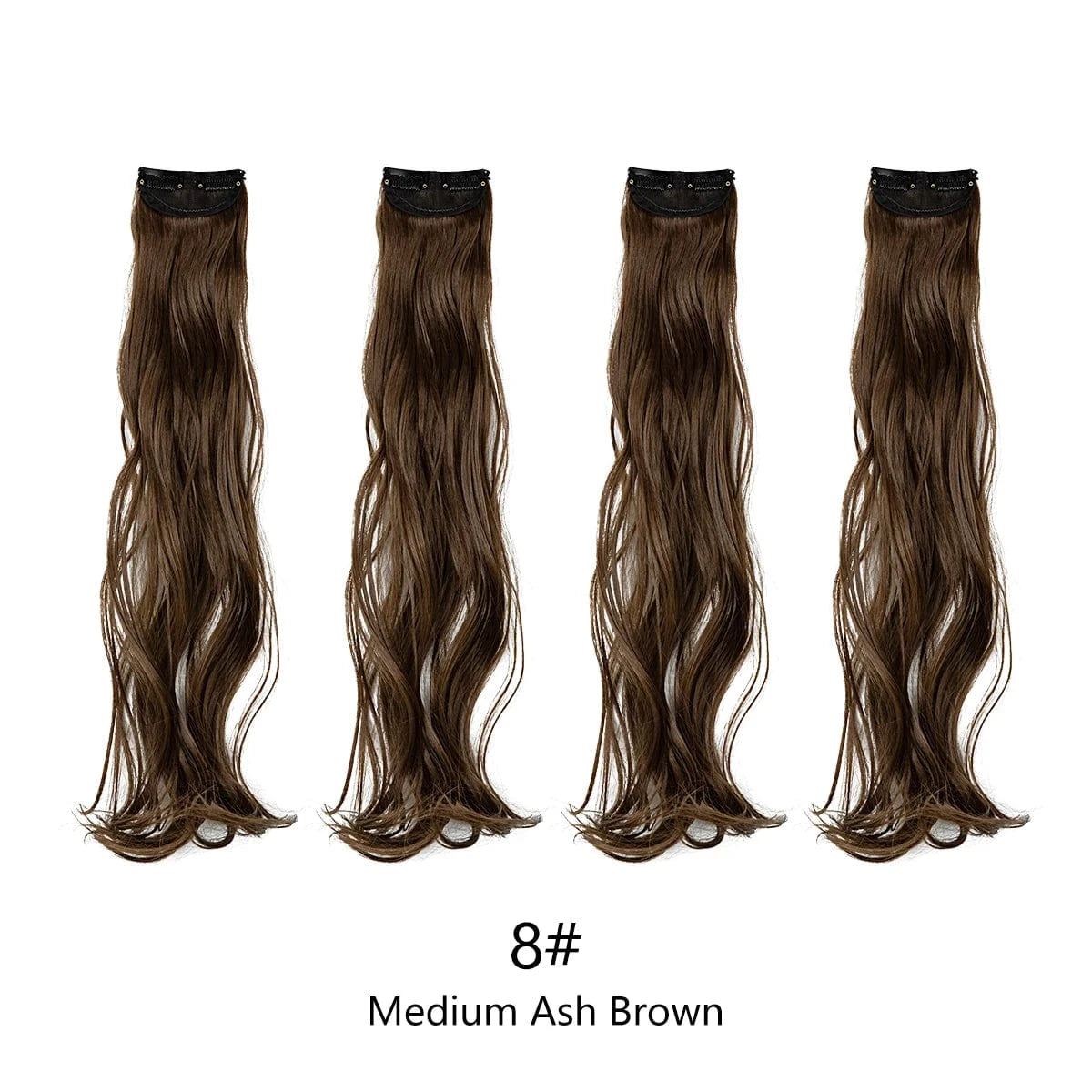 SARLA Dropshipping 16''20''24'' Cheap Synthetic Long Natural Invisible Curly One Piece Hair Pieces Clip in Hair Extension
