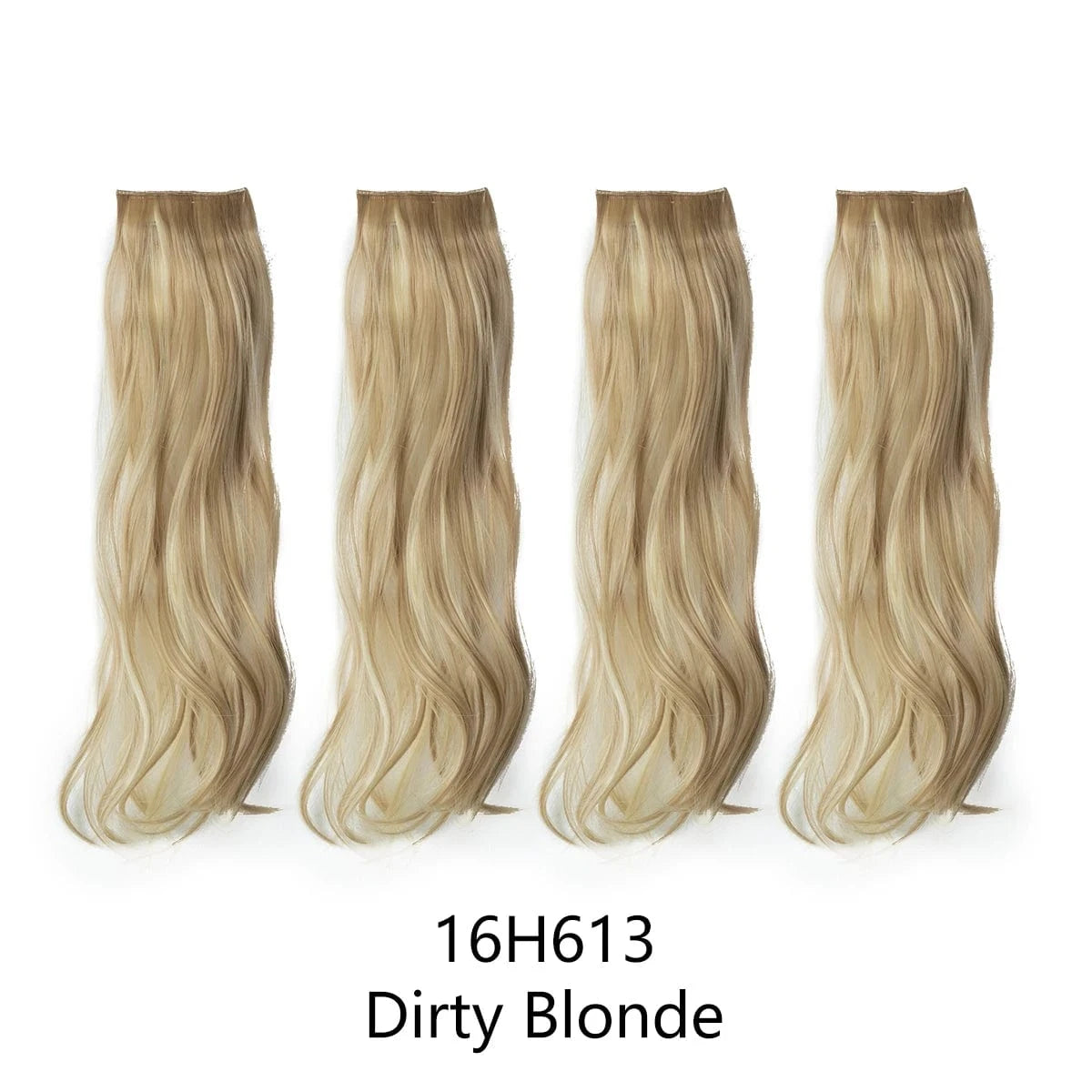 SARLA Dropshipping 16''20''24'' Cheap Synthetic Long Natural Invisible Curly One Piece Hair Pieces Clip in Hair Extension