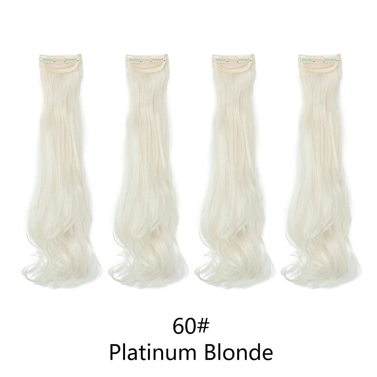 SARLA Dropshipping 16''20''24'' Cheap Synthetic Long Natural Invisible Curly One Piece Hair Pieces Clip in Hair Extension