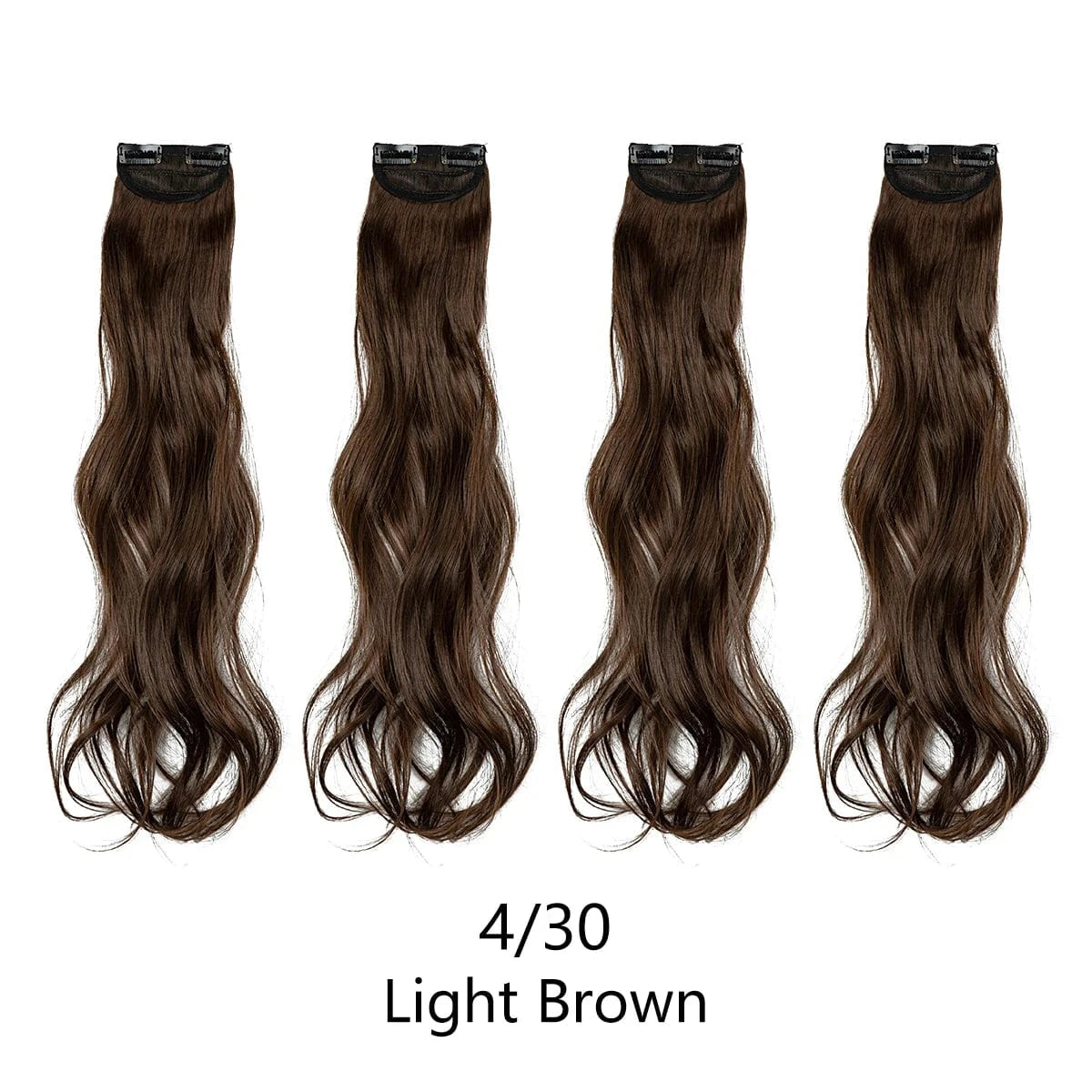 SARLA Dropshipping 16''20''24'' Cheap Synthetic Long Natural Invisible Curly One Piece Hair Pieces Clip in Hair Extension