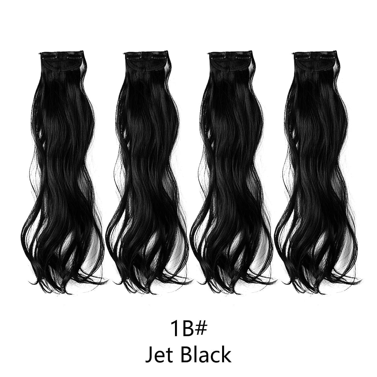 SARLA Dropshipping 16''20''24'' Cheap Synthetic Long Natural Invisible Curly One Piece Hair Pieces Clip in Hair Extension