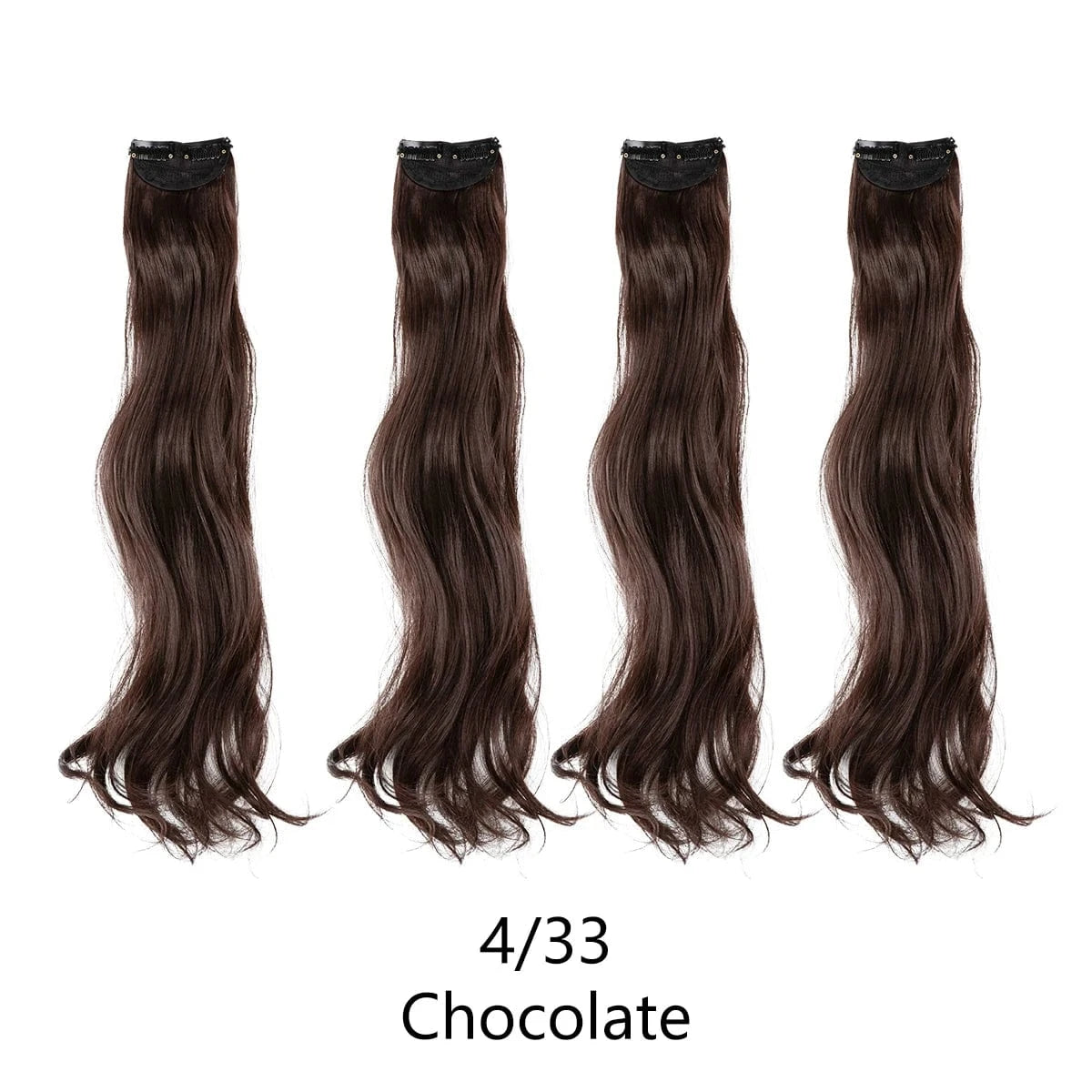 SARLA Dropshipping 16''20''24'' Cheap Synthetic Long Natural Invisible Curly One Piece Hair Pieces Clip in Hair Extension