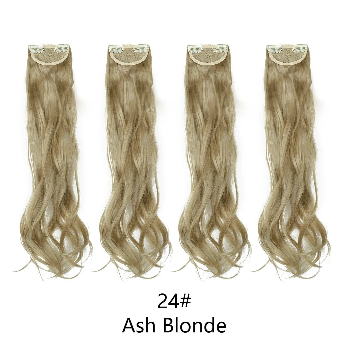 SARLA Dropshipping 16''20''24'' Cheap Synthetic Long Natural Invisible Curly One Piece Hair Pieces Clip in Hair Extension