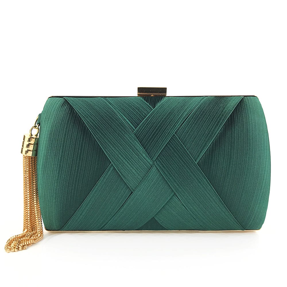 Satin Tassels Clutch Bag Vintage Handbag Evening Bags Silk Satin Party women ladies Handbags Clutch Purse
