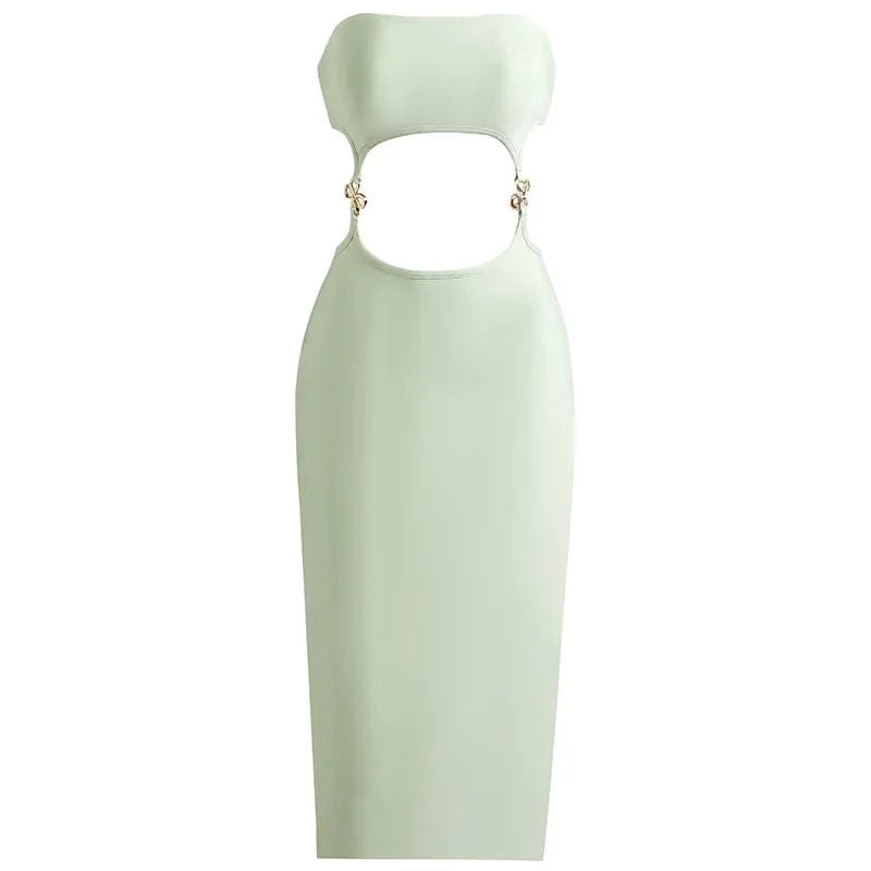 SB2636 Kimshein Fashion Women Clothing Celebrity Bandage Dress Store Sexy Solid Women Midi Dress