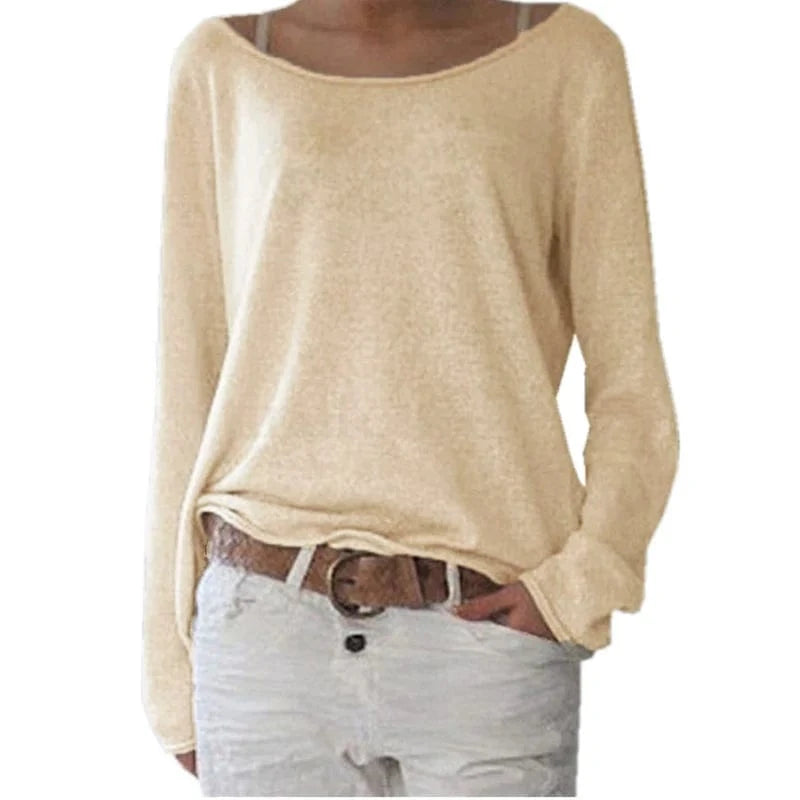 Sexy Plus Size S-3XL 10 Colors Solid T-shirt For Women Long Sleeves O-neck See Through Casual Top Basic Tee