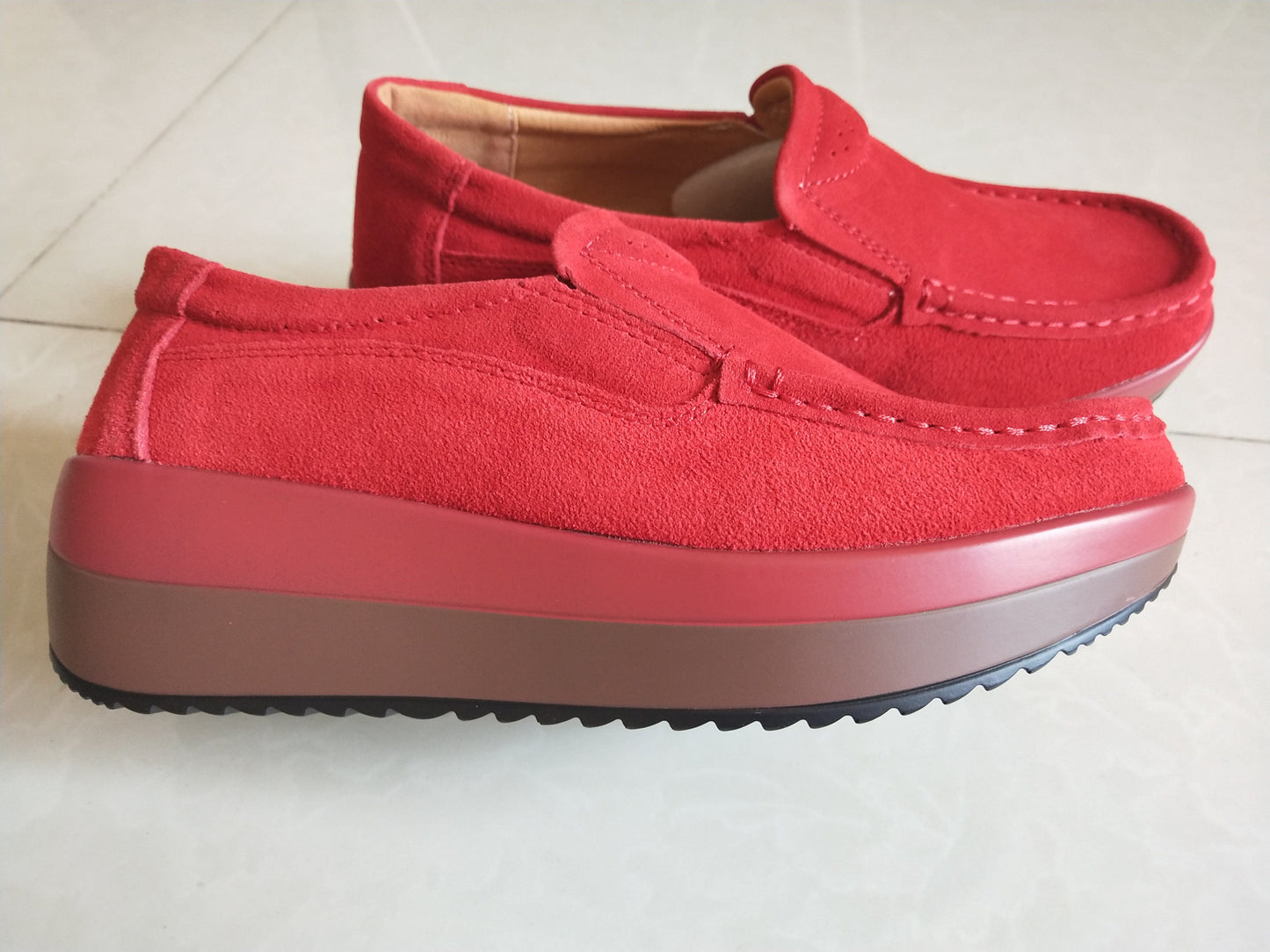 sh10585a 2023 New model women' shoe slip on platform shoes women casual