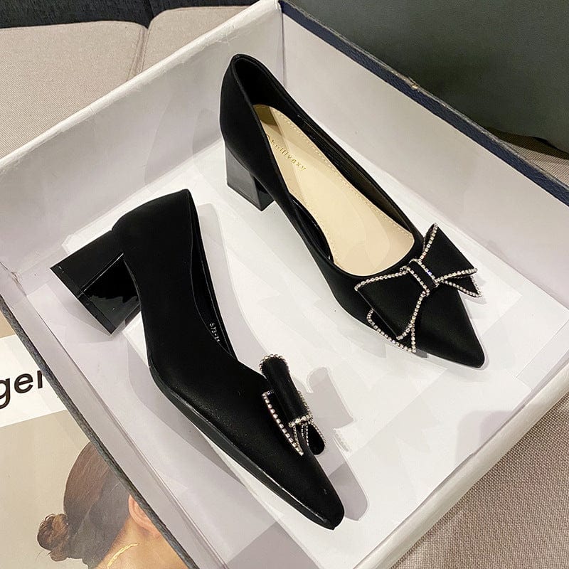 sh11795a New Spring Summer ladies shoes pointed toe Autumn Elegant Fashion 2023 women low heels shoes
