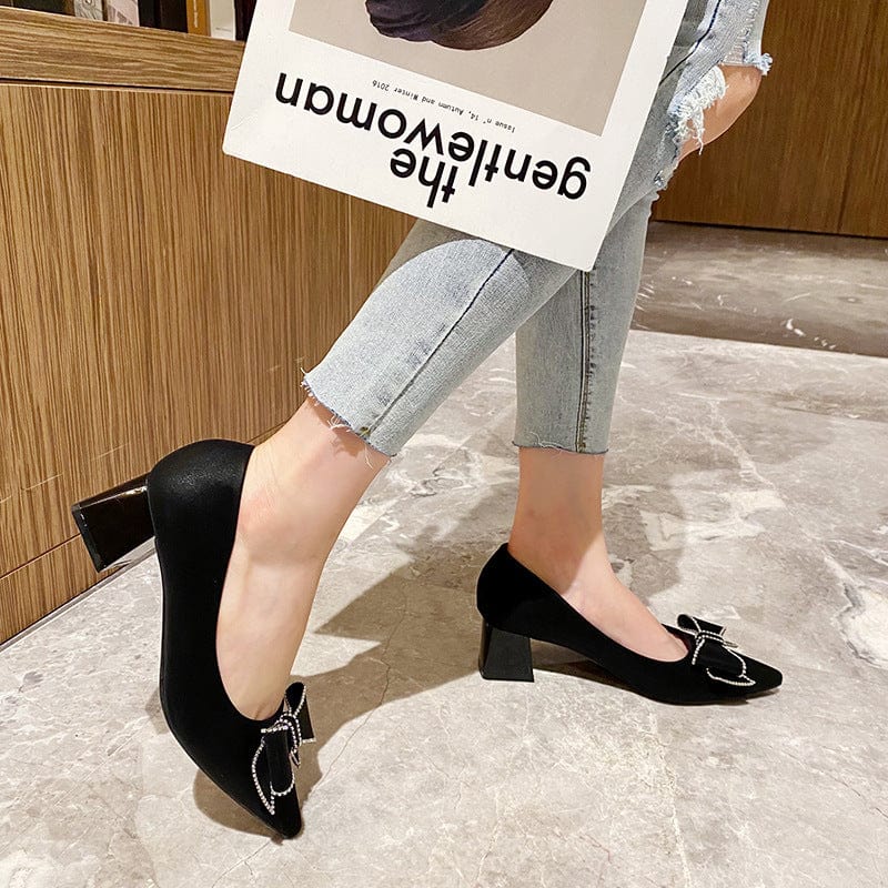 sh11795a New Spring Summer ladies shoes pointed toe Autumn Elegant Fashion 2023 women low heels shoes
