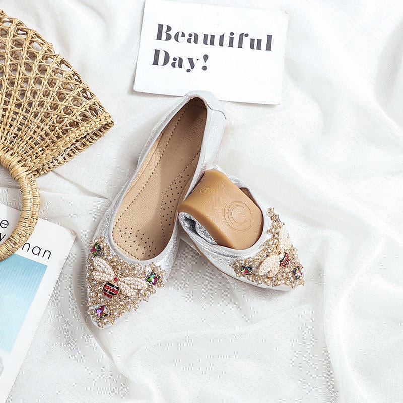 sh12131a 2022 wholesale new big size women dress shoes black ballet flats