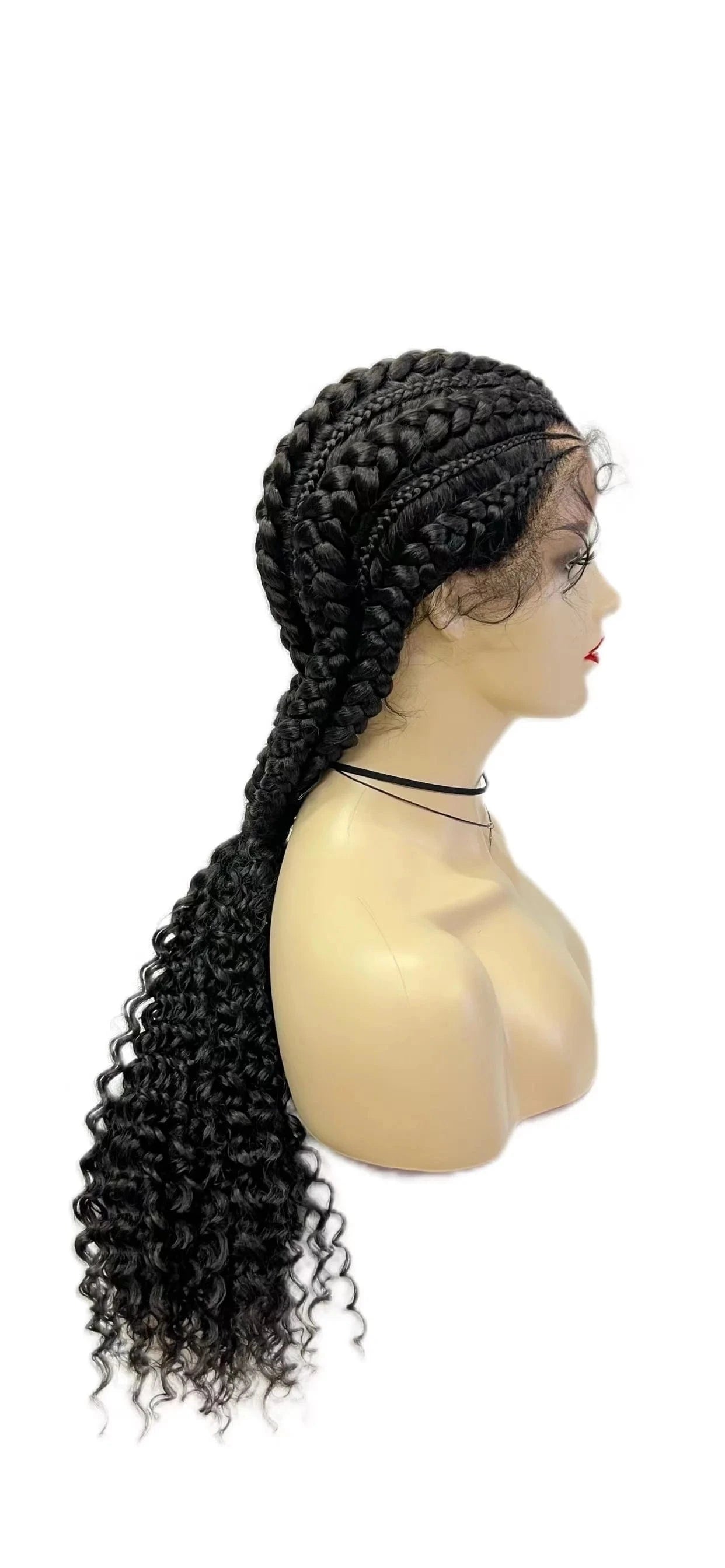 short curly braid wig for black woman wholesale braided lace wigs glueless braid wig vendors