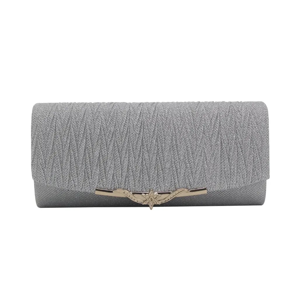 silver Factory Exclusively New European And American Fashion Dinner Bag Women's Clutch Bag Fold Satin Evening Dinner Bag