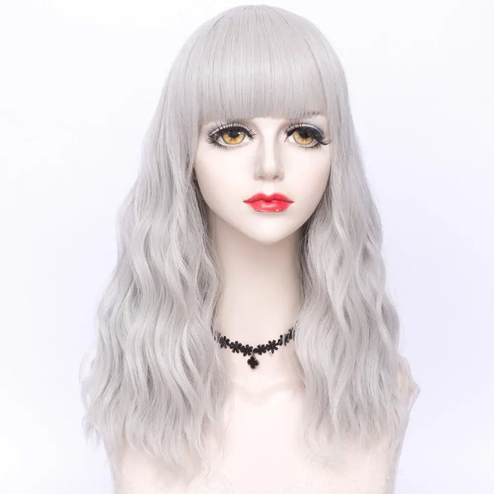 Silver Mcoser 13 Colors 45CM Ombre Long Curly Hair