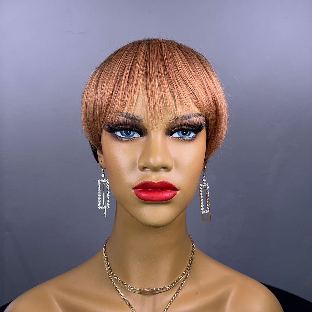 Skuld Short Color Human Hair Wigs Pixie Cut Human Hair Wigs for Black Women Drop Shipping Wholesale