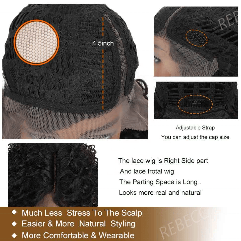 Sleek Wholesale Vendors Brazilian Afro kinky Curly Hair Short Human Hair Wig For Black Women Kinky Curl Bob Wigs Human Hair Lace