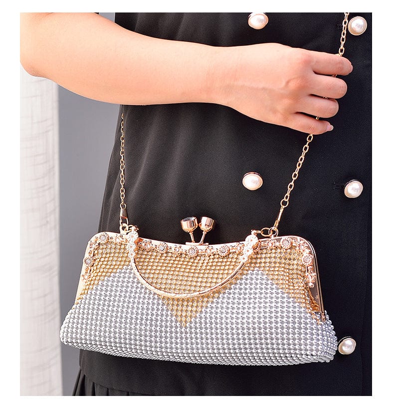 sliver Factory Fashion diagonal span 2023 new party wedding messenger lay purse crystal evening clutch bags