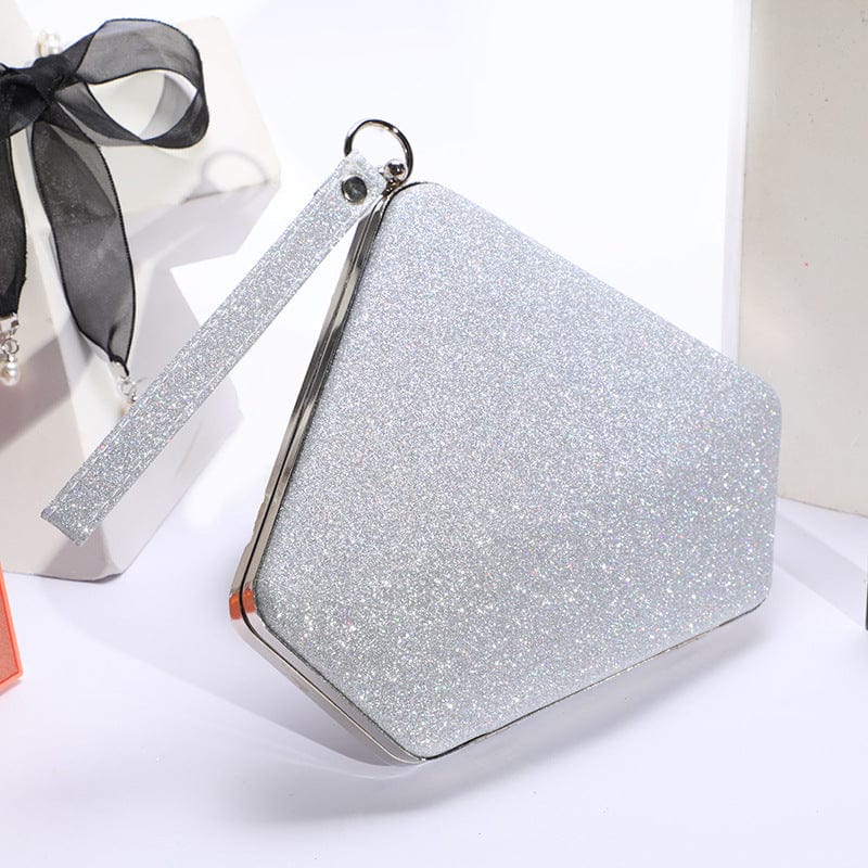 sliver French new fashion dinner bag ladies fashion evening dress handbag silver clutch bag evening bags