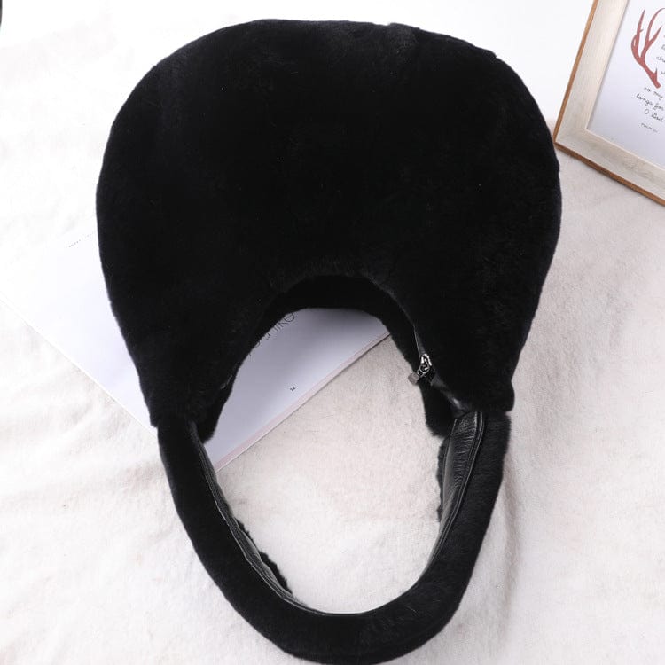 Solid Black women real fur clutch envelope bag stylish genuine rex rabbit fur handbag luxury chinchilla color fur purse