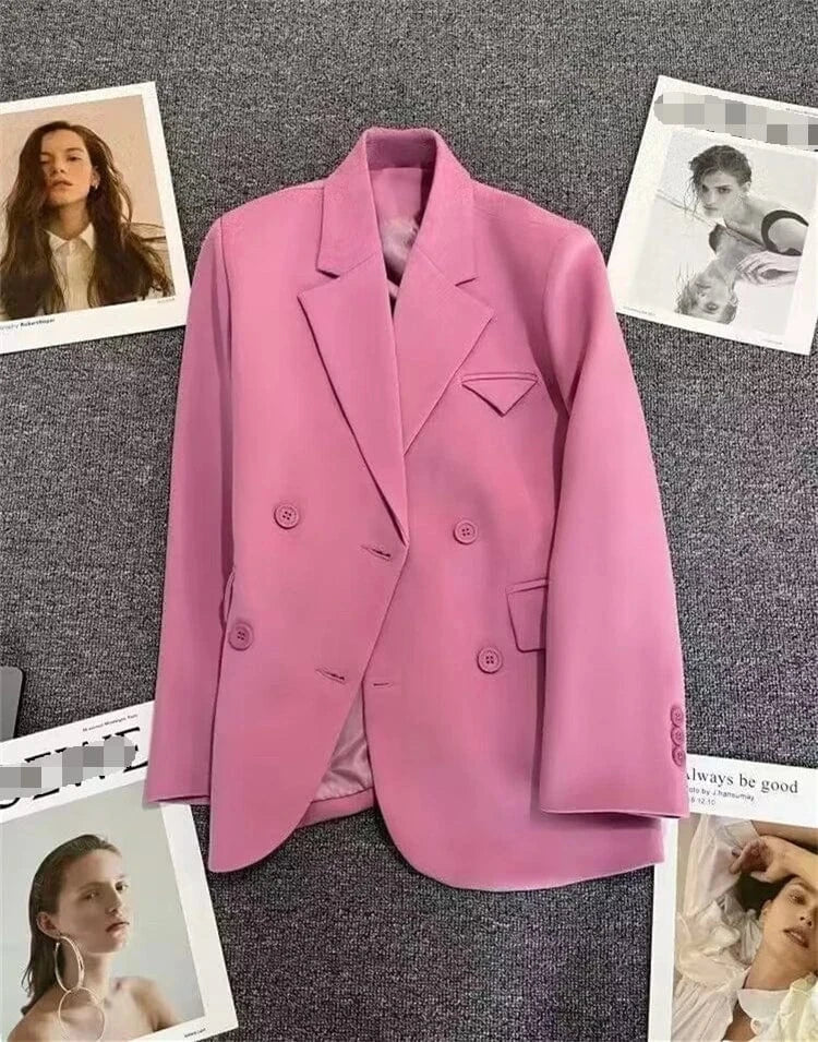 Spring and Autumn New Plus size Fashionable Elegant loose High-end suit Slimming top age-reducing Suit coat For women