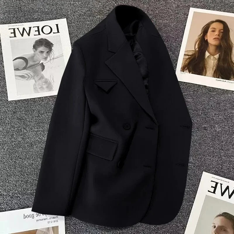 Spring and Autumn New Plus size Fashionable Elegant loose High-end suit Slimming top age-reducing Suit coat For women