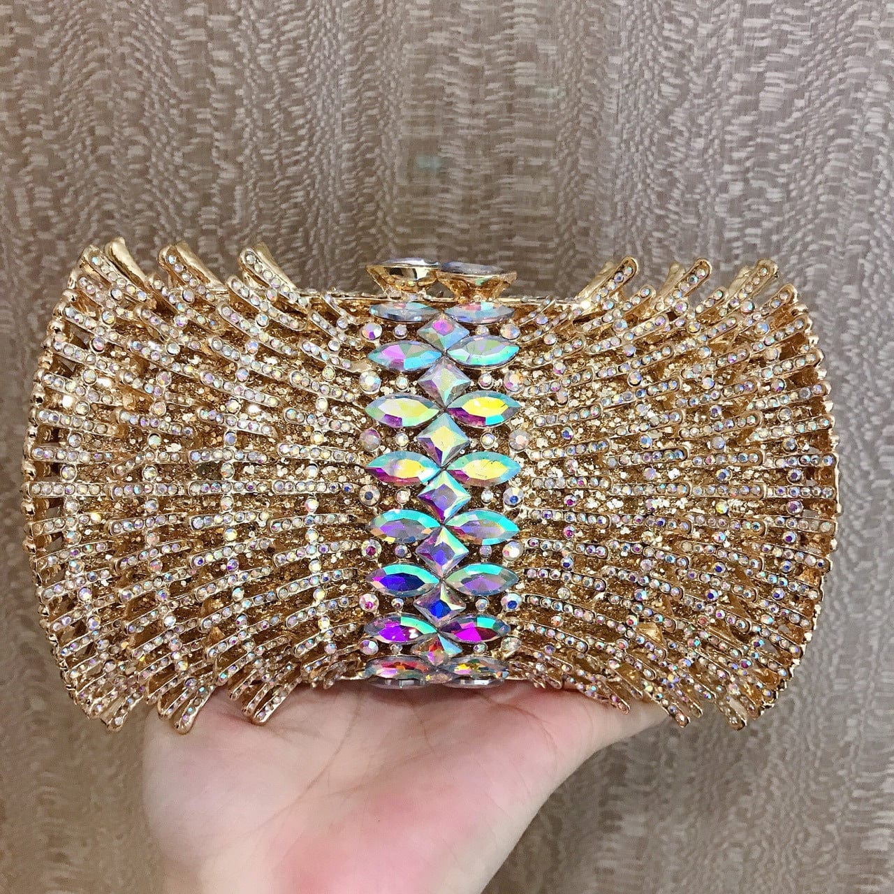 Standard Size / 27 JANHE Sac a main femme Luxury Diamond Wedding Box Purses Bridal Handbags Crystal Cupcake Women Evening Bags Clutches