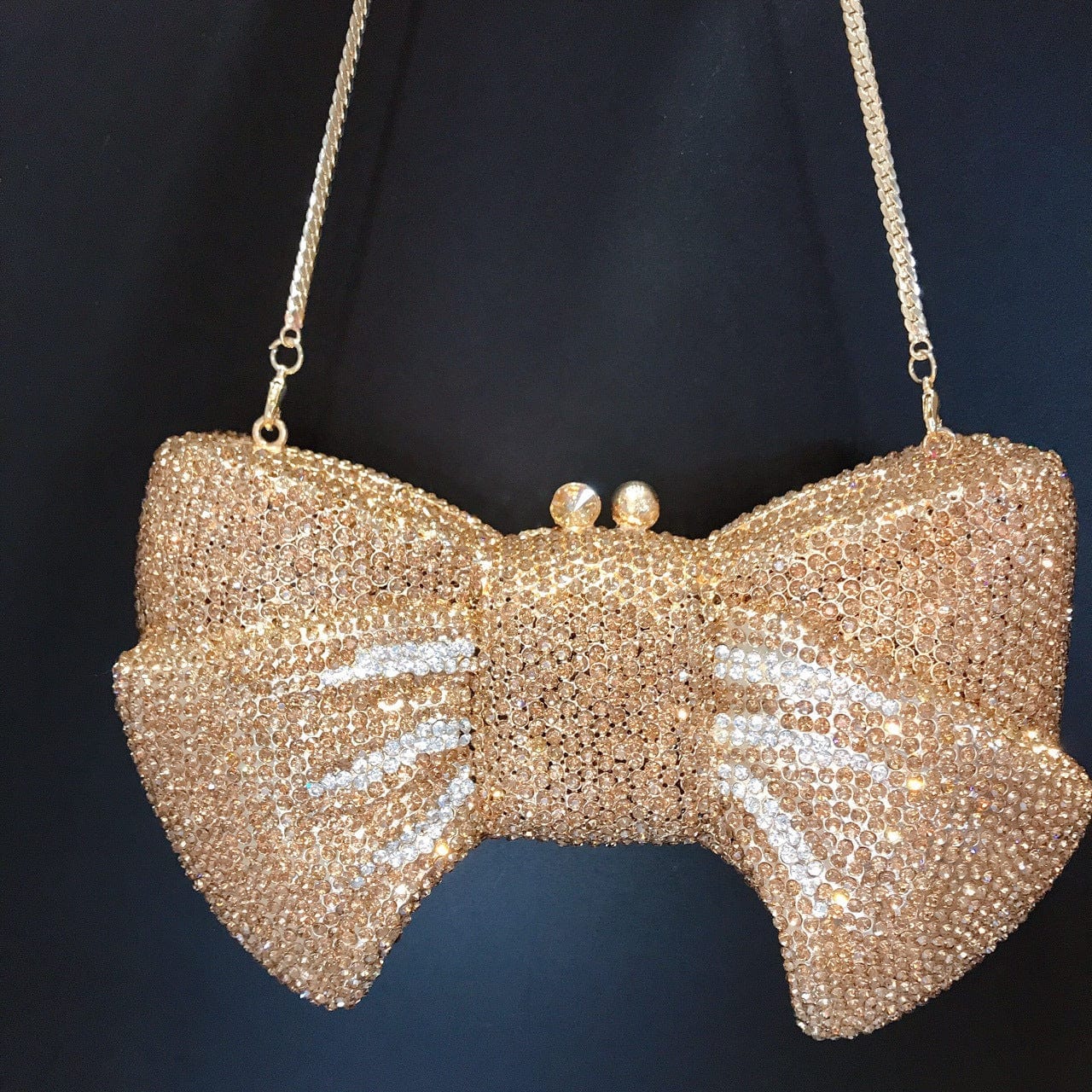 Standard Size / 31 JANHE Crystal French Fries Chips Clutch Shoulder Begs Metal Chain Women Evening Box Bags Wedding Party Purse Rhinestone Handbags