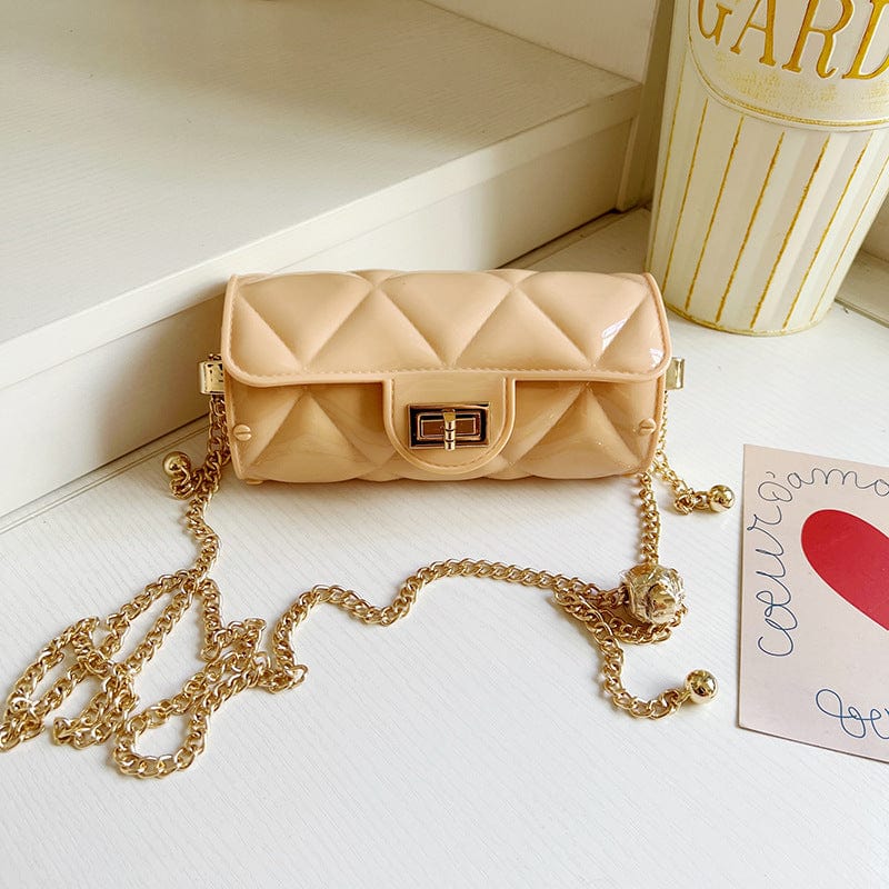 Summer 2022 Small PVC Chain Shoulder Bags Handbags Luxury Women Mini Jelly Purses and Bags