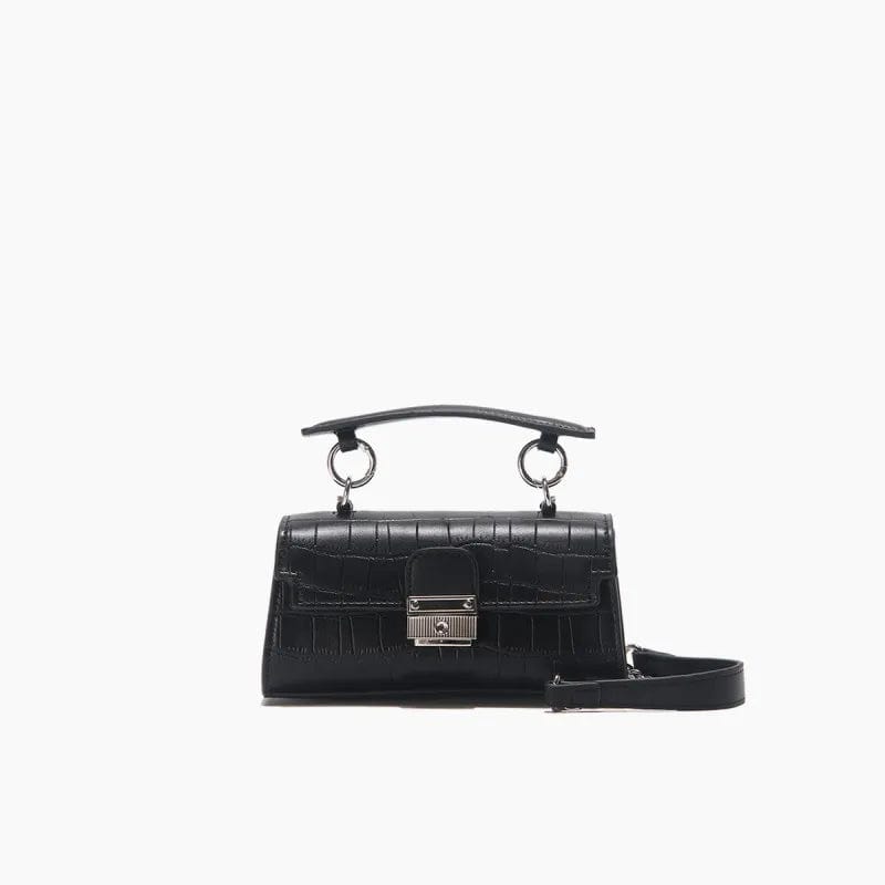 Summer design novelty handbags for women factory hard messenger bag PU alligator embossed handbag