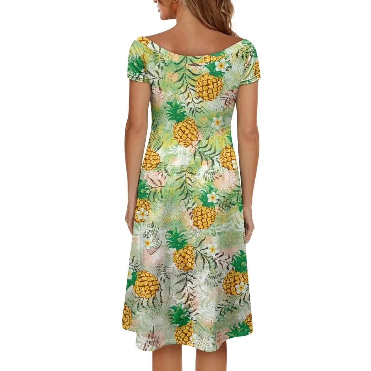 Summer Dresses for Women Casual Tshirt Short Sleeve Hawaii Floral Sundress Beach Cover Ups Women's Clothing Summer 2023 Dresses