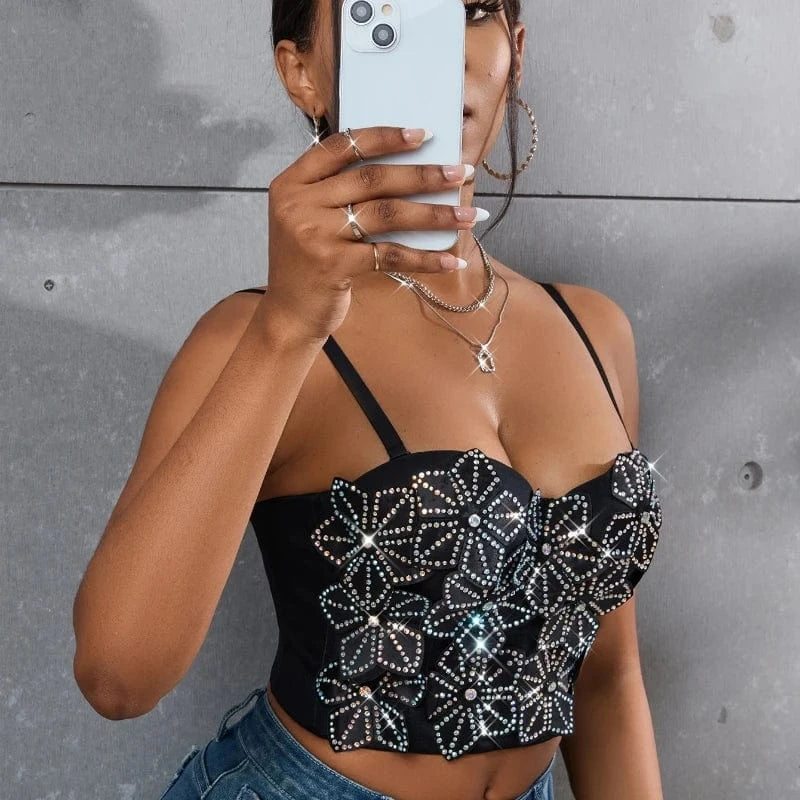 Summer New Style Diamond encrusted corsets fashion Sexy Tight-fitting corset corset with waist