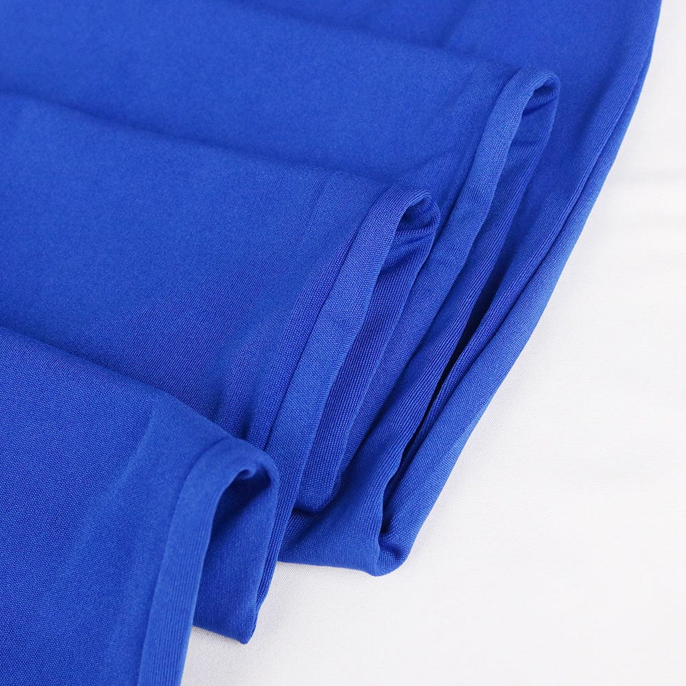 Summer Trending New Blue Lantern Sleeves African Women Casual Jumpsuits