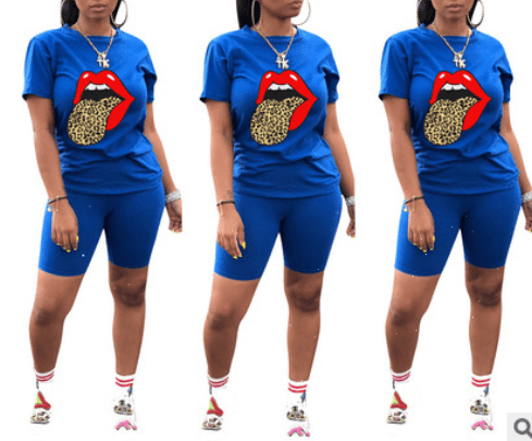 Summer Wholesale Price Womens 2 Piece Sports Outfit Tracksuit Shirt Shorts Jogger Bodycon Sets For Women