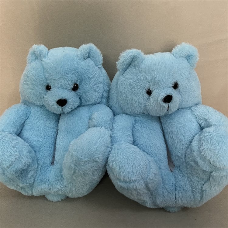 Support Drop Shipping Tebby Designer Sandals Slides Custom Logo Pink Animal Women Slides Footwear Teddy Bear Slippers