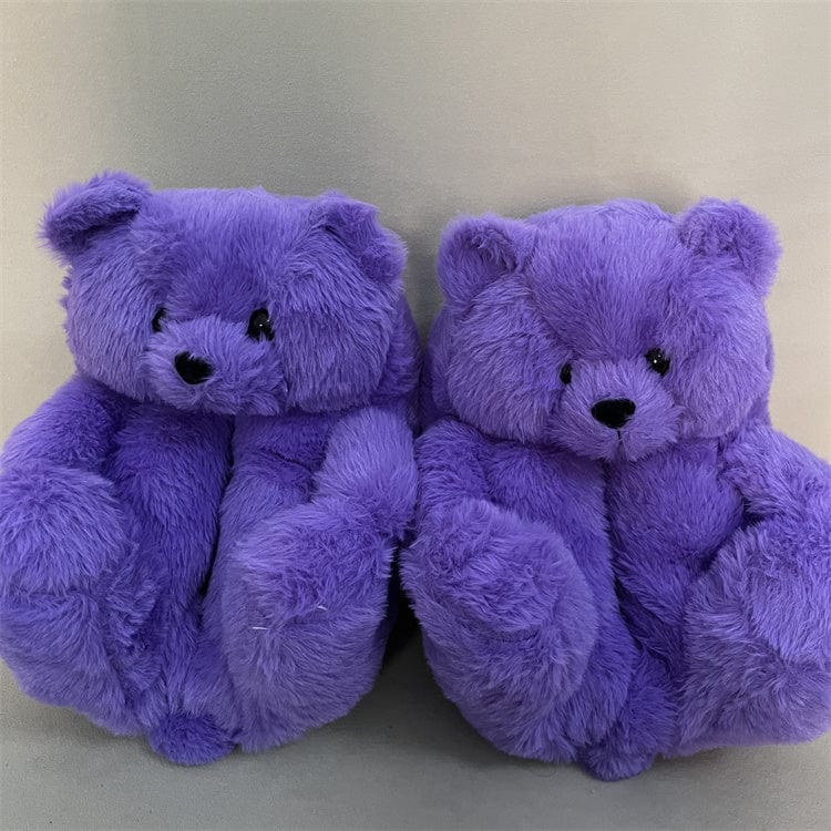 Support Drop Shipping Tebby Designer Sandals Slides Custom Logo Pink Animal Women Slides Footwear Teddy Bear Slippers