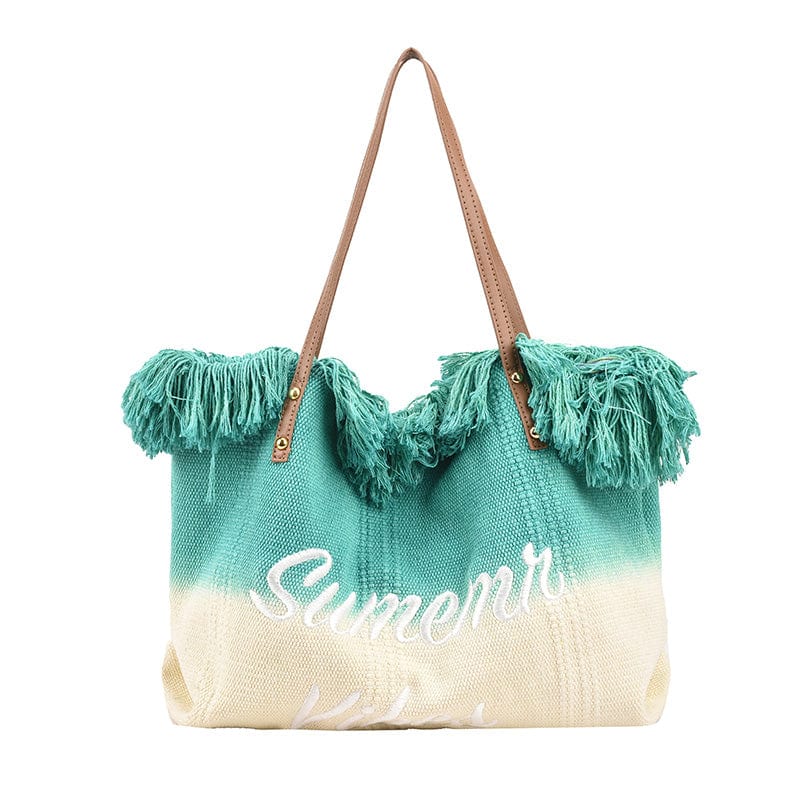 Tassel Big Hand Bags Ladies Shoulder Large Capacity Textile Tote Bags Women Handbags Ladies Luxury 2022