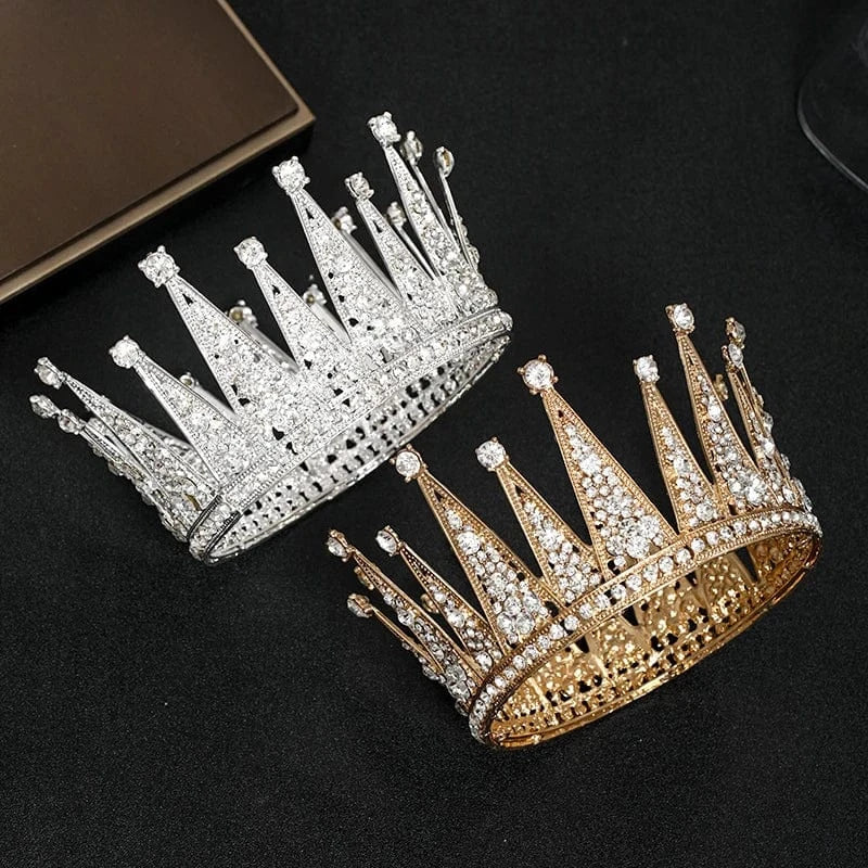 Tiara Crowns Wedding And Pageant Bridal Kids Birthday Crystal Headband Zircon Bride Rhinestone Beauty Woman Queen Crown Tiaras