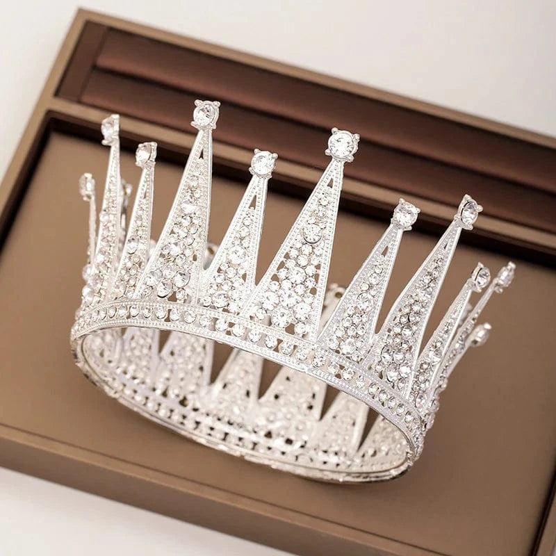 Tiara Crowns Wedding And Pageant Bridal Kids Birthday Crystal Headband Zircon Bride Rhinestone Beauty Woman Queen Crown Tiaras