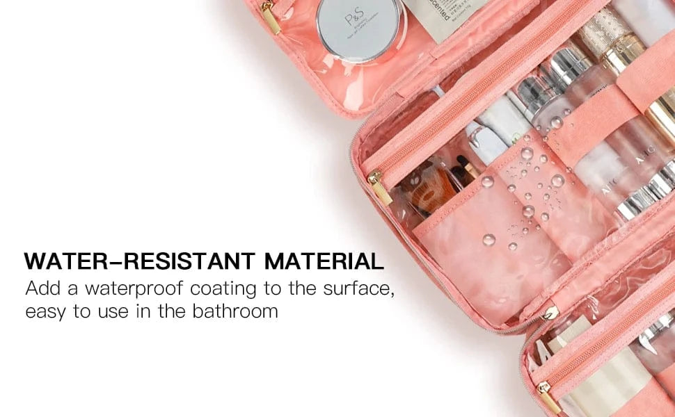 Toiletry Bag for Men Men's Travel Dopp Kit Canvas And Leather  Shaving Bag Toiletries Accessories