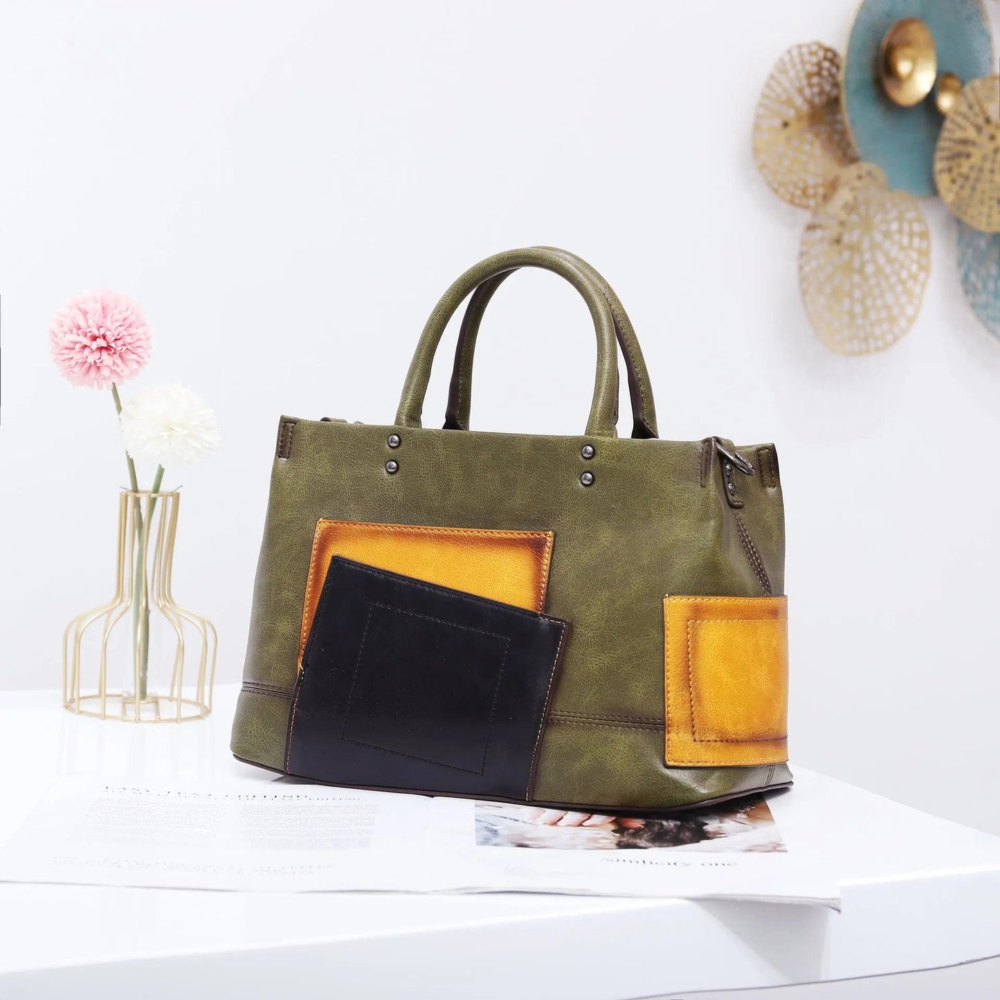 Top Quality Genuine Leather Handbags for Women Luxury Brand Ladies Shoulder Tote Bag For Women Large Size Leather  Hand Bags