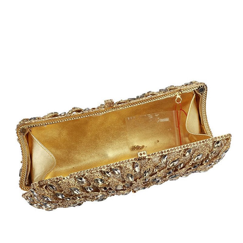 Top Quality Luxury Ladies Bridal Evening Clutch Wedding Dinner Crystal Bag Woman Handmade Evening Bag Rhinestone Purse For Woman