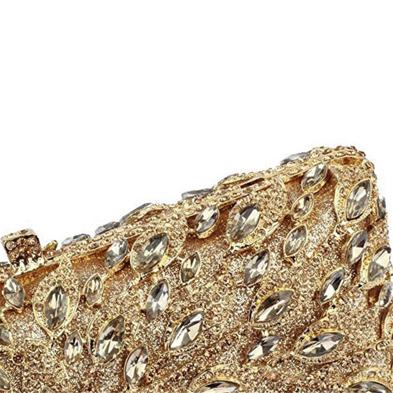 Top Quality Luxury Ladies Bridal Evening Clutch Wedding Dinner Crystal Bag Woman Handmade Evening Bag Rhinestone Purse For Woman