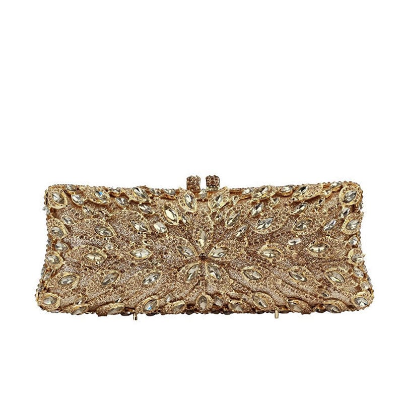 Top Quality Luxury Ladies Bridal Evening Clutch Wedding Dinner Crystal Bag Woman Handmade Evening Bag Rhinestone Purse For Woman
