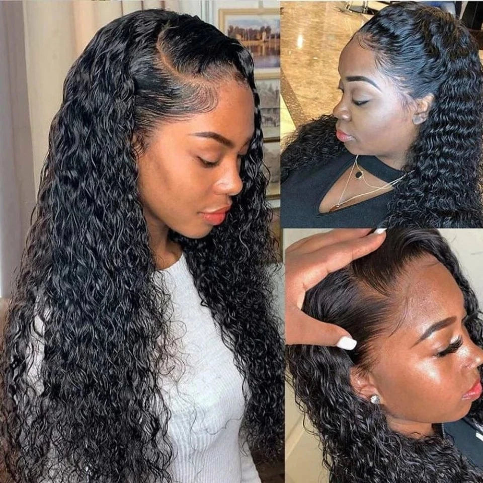Top Quality Natural Color 180% Density 13*4 Hd Full Front Wig Raw Virgin Hair 100% Human Hair Wigs