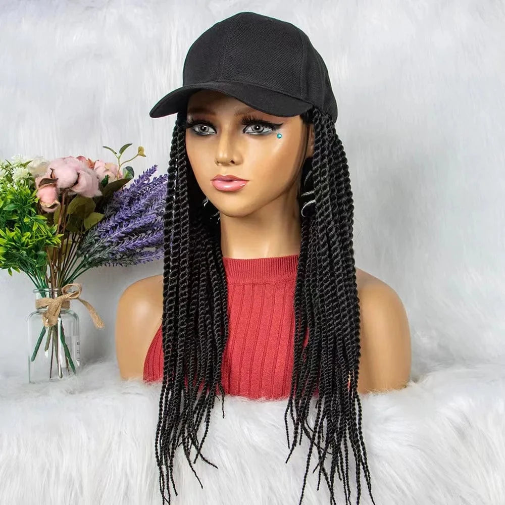 top quality synthetic braided wig cap for black women