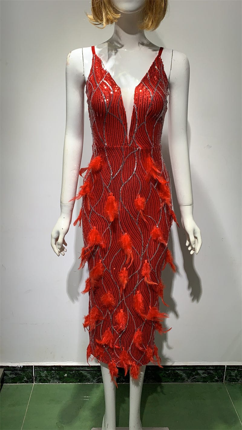 Top Quality Women Celebrity Party Womens Luxury Clothing Red Elegant Evening Dresses