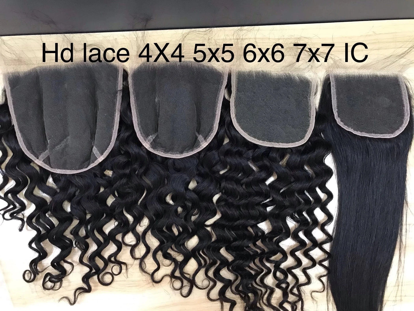 Top transparent HD Lace Frontal Closure, Pre Plucked HD Lace Frontal with baby hair, HD Swiss 4X4 5X5 6X 13x6 13x4 Lace closure